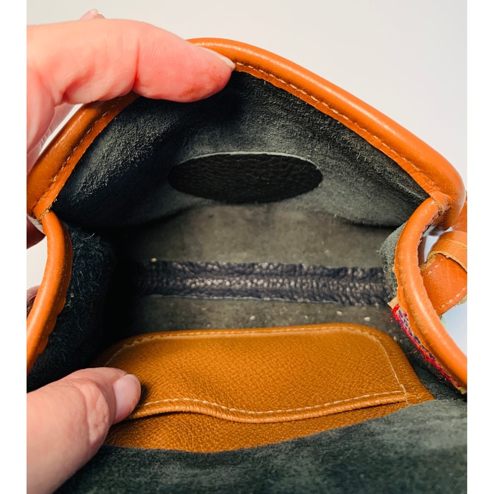 Dooney & Bourke Vintage 90s All-Weather Leather Navy Little Lock Bag Crossbody - Picture 10 of 16